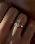 Inlay Scarab Ring