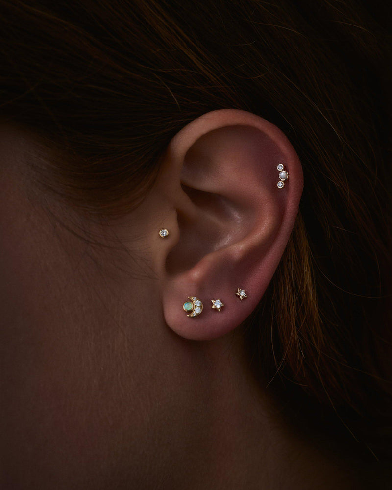 pamela love diamond stud earrings