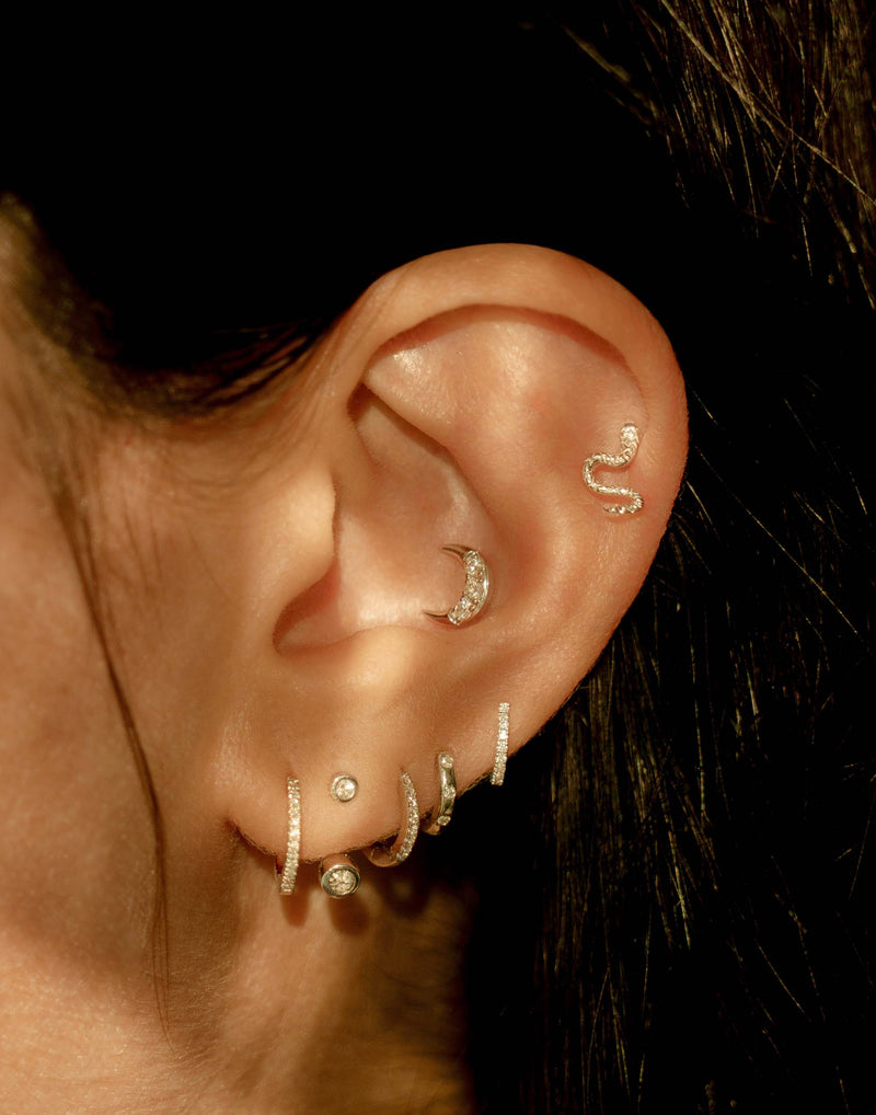 diamond ear piercings