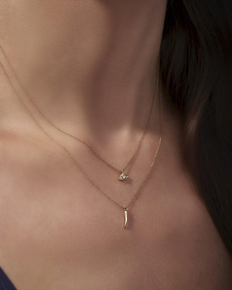 Diamond Eye Pendant Diamond Eye Necklace Pamela Love