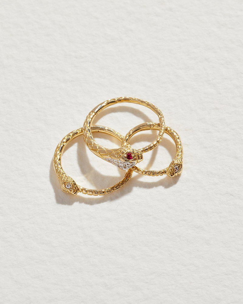 11mm Serpent Ruby Clicker by Pamela Love – Piercing in #product_material# (#product_color#).