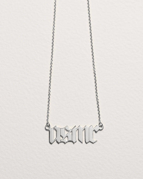 itsblitzzz Nameplate by Pamela Love – Necklaces in #product_material# (#product_color#). asmr-necklace
