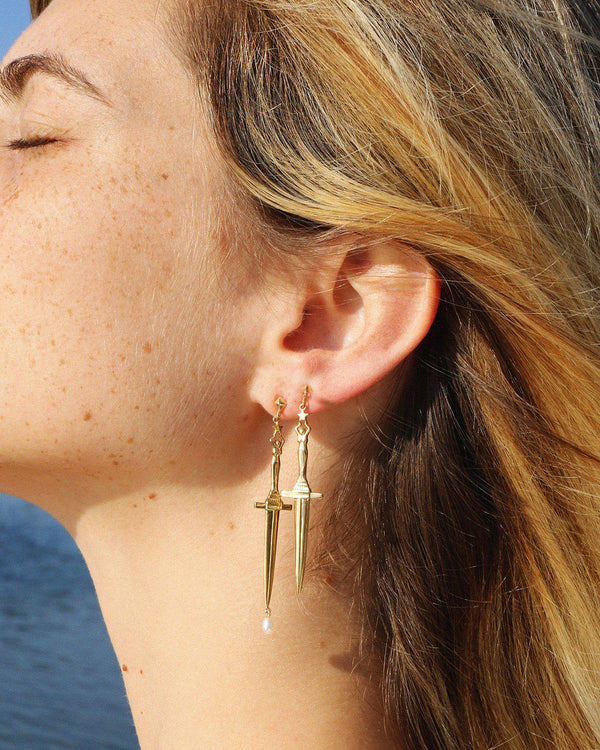 Dagger Earrings by Pamela Love – Earrings in #product_material# (#product_color#).
