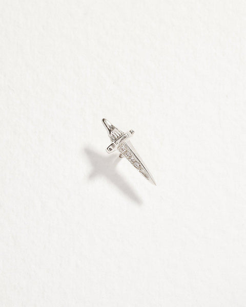 Dagger Pavé Stud by Pamela Love – Piercing in #product_material# (#product_color#).