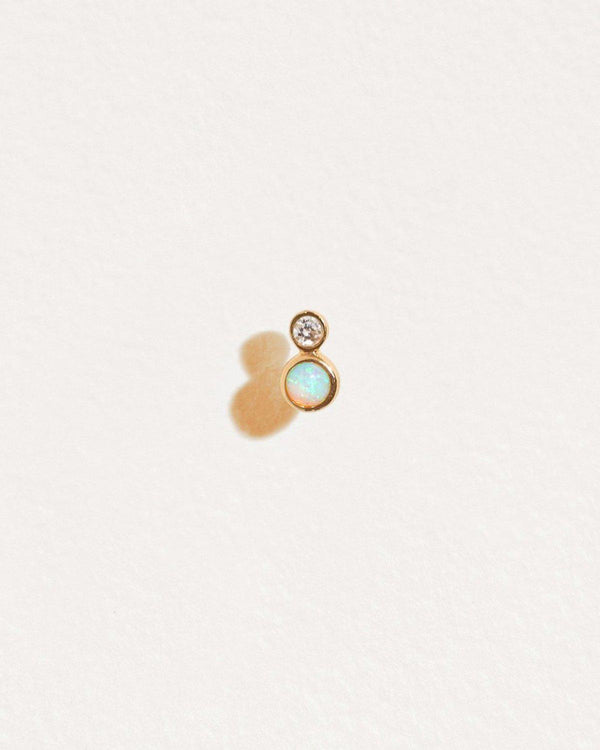 Double Dot Stud by Pamela Love – Piercing in #product_material# (#product_color#).