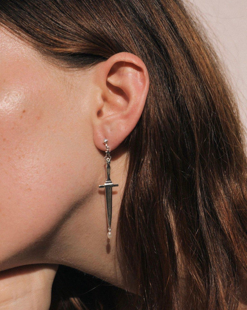 Dagger Earrings by Pamela Love – Earrings in #product_material# (#product_color#).