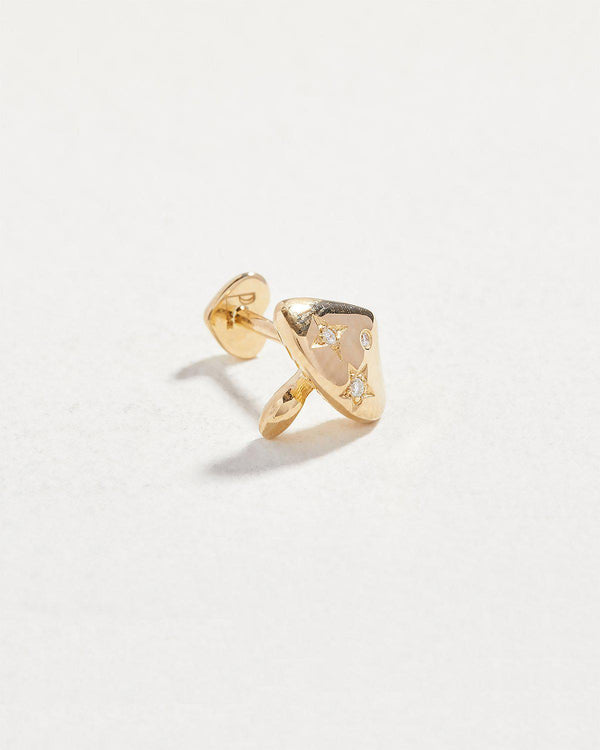Mushroom Stud by Pamela Love – Piercing in #product_material# (#product_color#).