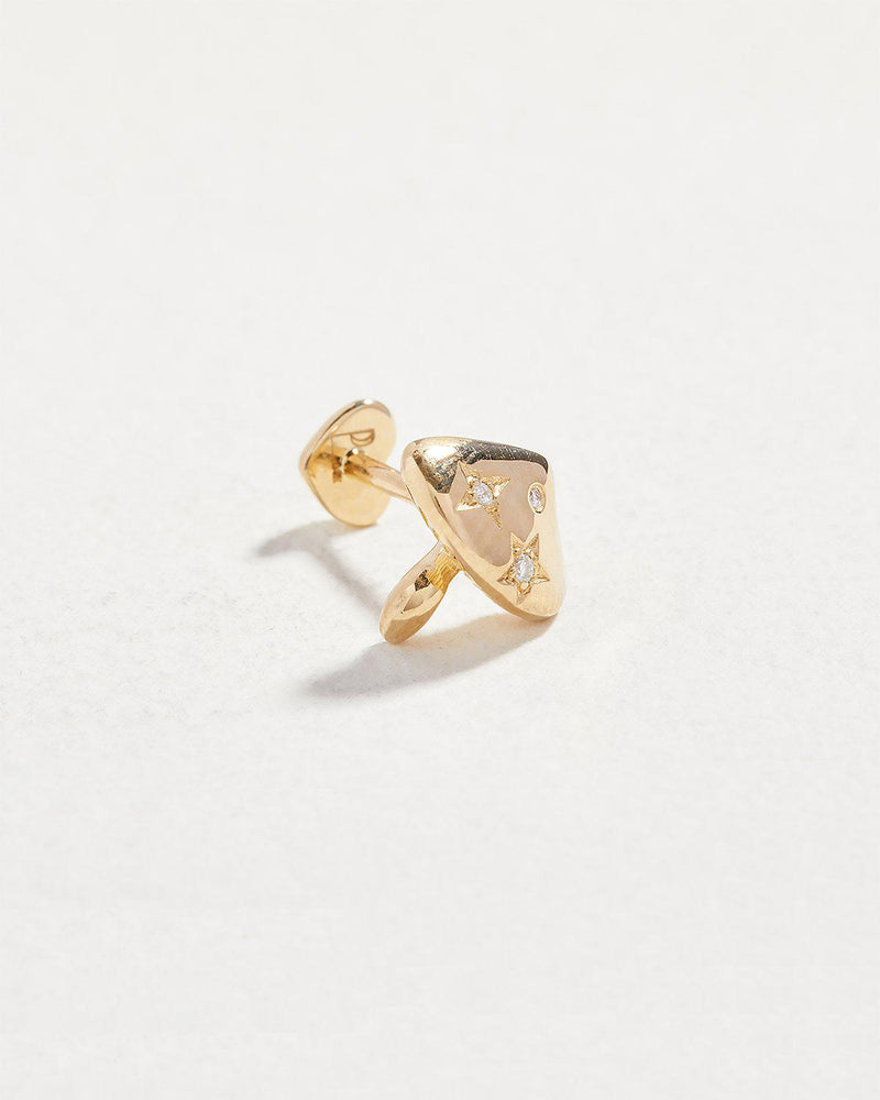 Mushroom Stud by Pamela Love – Piercing in #product_material# (#product_color#).