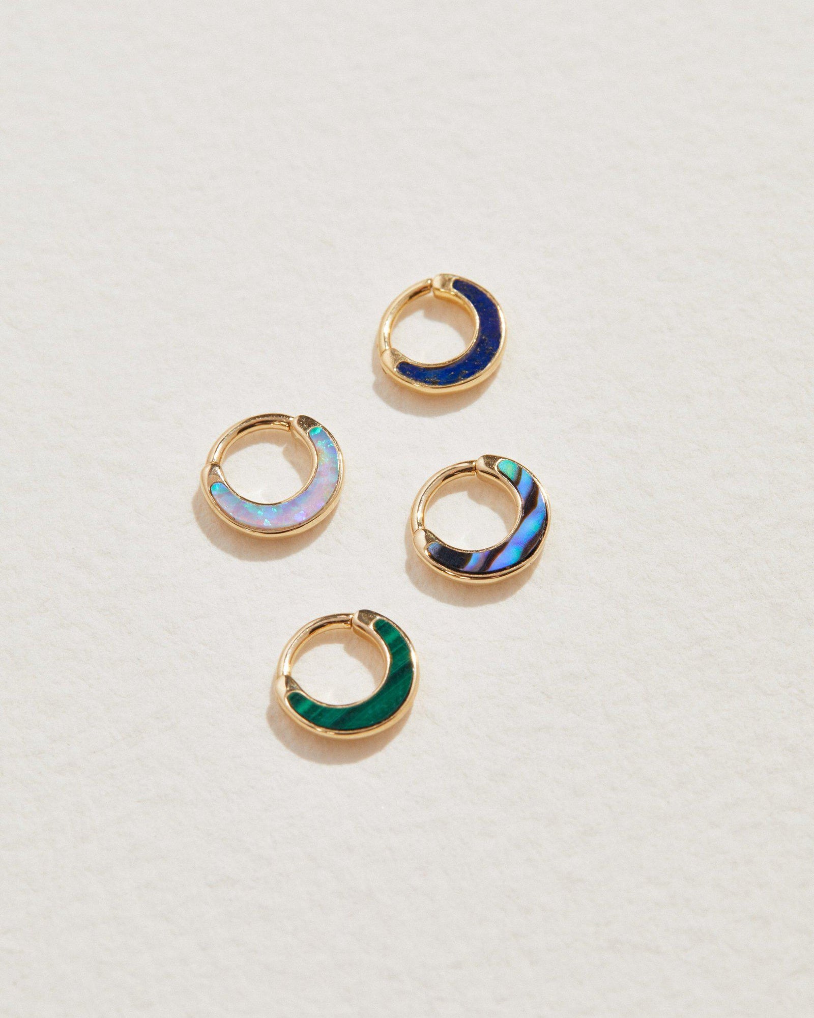 Opal Clicker Piercings - Inlay Clicker - Pamela Love