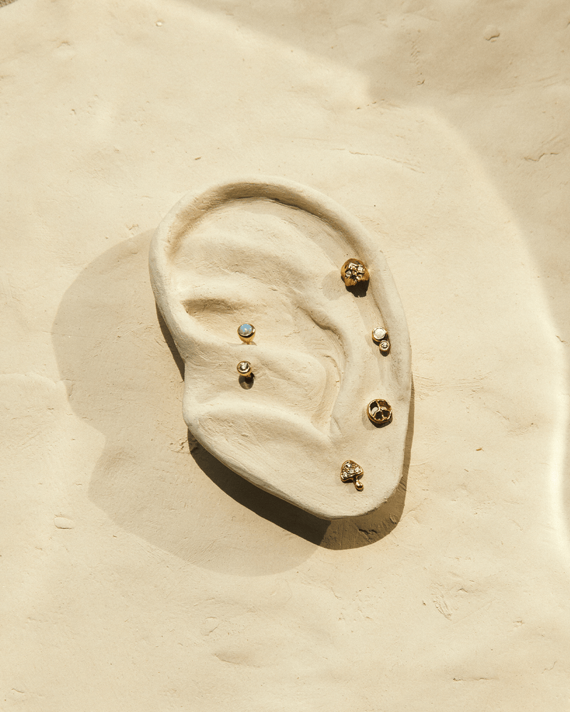 Memento Mori Stud by Pamela Love – Piercing in #product_material# (#product_color#).